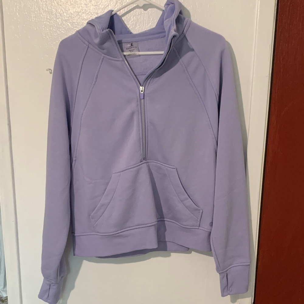 Danskin Women's Lavender Hoodie Sweater
